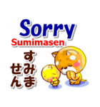 英語と日本語（ローマ字発音付き）連絡用（個別スタンプ：37）