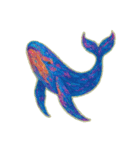 幻想的なクジラ（個別スタンプ：3）
