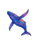 幻想的なクジラ（個別スタンプ：6）