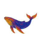 幻想的なクジラ（個別スタンプ：10）