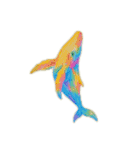 幻想的なクジラ（個別スタンプ：28）