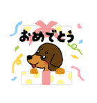 まろダックスフントの日常スタンプ（個別スタンプ：33）