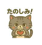 ツンデレしまねこ（個別スタンプ：16）