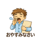ハンドル屋さんのもっさんスタンプ①（個別スタンプ：3）