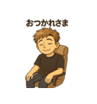 ハンドル屋さんのもっさんスタンプ①（個別スタンプ：11）