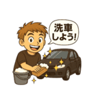 ハンドル屋さんのもっさんスタンプ①（個別スタンプ：20）