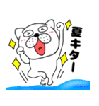 【夏】ぶさいく犬52（個別スタンプ：23）