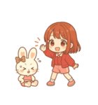 ずっと使える！日常のぴょんこ先輩WORLD（個別スタンプ：6）
