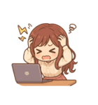 ずっと使える！ぴょんこ先輩をポチッと。（個別スタンプ：4）