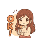 ずっと使える！ぴょんこ先輩をポチッと。（個別スタンプ：10）
