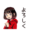 ちょうどいい女の子の宅飲み女子会（個別スタンプ：2）