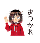ちょうどいい女の子の宅飲み女子会（個別スタンプ：3）