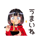 ちょうどいい女の子の宅飲み女子会（個別スタンプ：15）