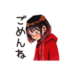 ちょうどいい女の子の宅飲み女子会（個別スタンプ：38）