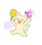 ピックルボールねこちゃん（個別スタンプ：7）