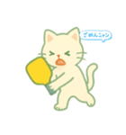 ピックルボールねこちゃん（個別スタンプ：13）