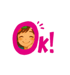 ワクワク楽しいありがとう（個別スタンプ：1）