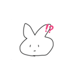 アニメもこもこうさぎ（個別スタンプ：2）