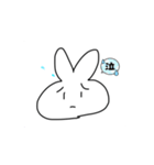 アニメもこもこうさぎ（個別スタンプ：4）