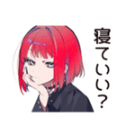 酔っ払い★毒舌パンクガール（個別スタンプ：8）