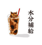夏の猫分補給スタンプ（個別スタンプ：9）