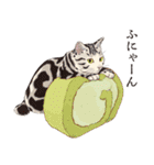 夏の猫分補給スタンプ（個別スタンプ：22）