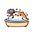 お風呂猫 リラックス（個別スタンプ：2）