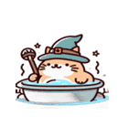 お風呂猫 リラックス（個別スタンプ：6）