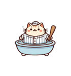 お風呂猫 リラックス（個別スタンプ：7）