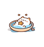 お風呂猫 リラックス（個別スタンプ：8）
