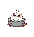 お風呂猫 リラックス（個別スタンプ：16）