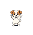 【Vサイン犬 2】（個別スタンプ：3）