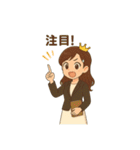 大人のプリンセスマナースタンプ（個別スタンプ：10）