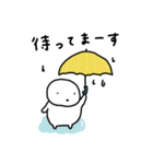 ぽちゃ。ぽちゃ。しろ。待ち合わせ。（個別スタンプ：8）