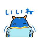 【ゆるかわ】毎日使える！アオウミウシ（個別スタンプ：12）