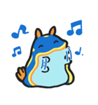 【ゆるかわ】毎日使える！アオウミウシ（個別スタンプ：33）
