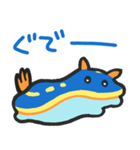 【ゆるかわ】毎日使える！アオウミウシ（個別スタンプ：37）