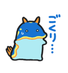 【ゆるかわ】毎日使える！アオウミウシ（個別スタンプ：39）