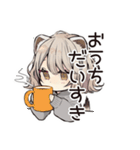 おうちでまったり★フェレットちゃん（個別スタンプ：1）
