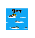闇シロクマ【使用難易度★☆☆】夏（個別スタンプ：8）