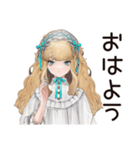 優雅なゴシック＆ロリータガール（個別スタンプ：2）