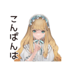 優雅なゴシック＆ロリータガール（個別スタンプ：3）