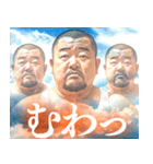 夏の空に映る中年男性（個別スタンプ：7）