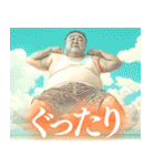 夏の空に映る中年男性（個別スタンプ：18）