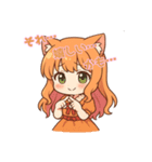な〜ずカフェ さな 恋愛的リアクション（個別スタンプ：2）