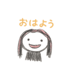 はーたんが描いたママ（個別スタンプ：1）