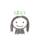 はーたんが描いたママ（個別スタンプ：5）