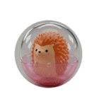 ハリネズミカプセルトイ（個別スタンプ：2）