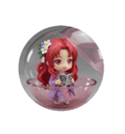 赤い精霊みなみちゃんカプセルトイ2（個別スタンプ：2）