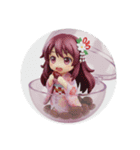 食べる精霊みなみちゃん（個別スタンプ：2）
